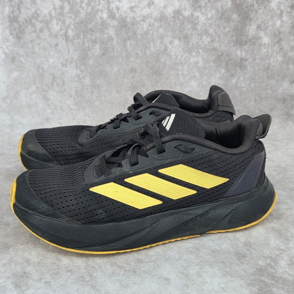 ADIDAS Duramo SL K Kids Athletic Sneakers Lightweight Size 1.5 Black Spark Shoes